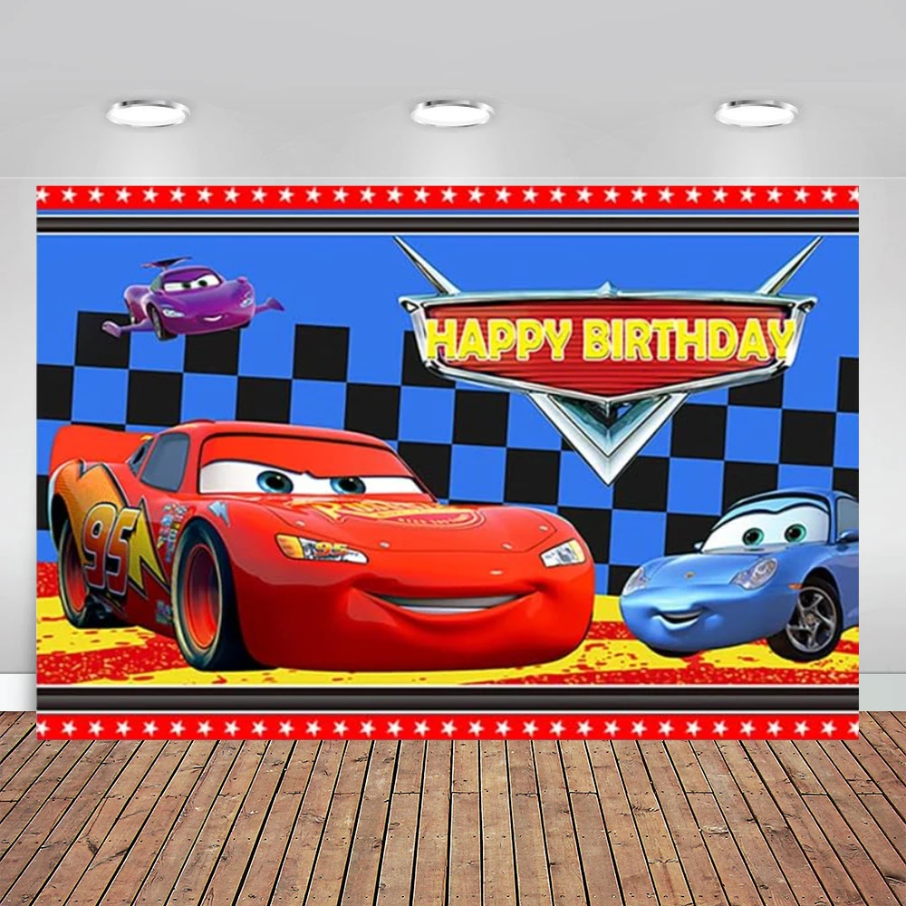 Race Cars Backdrop for Birthday Party Decorations Lightning McQueen Banner for Baby Shower Party Supplies
Race Cars Backdrop for Birthday Party Decorations Lightning McQueen Banner for Baby Shower Party Supplies