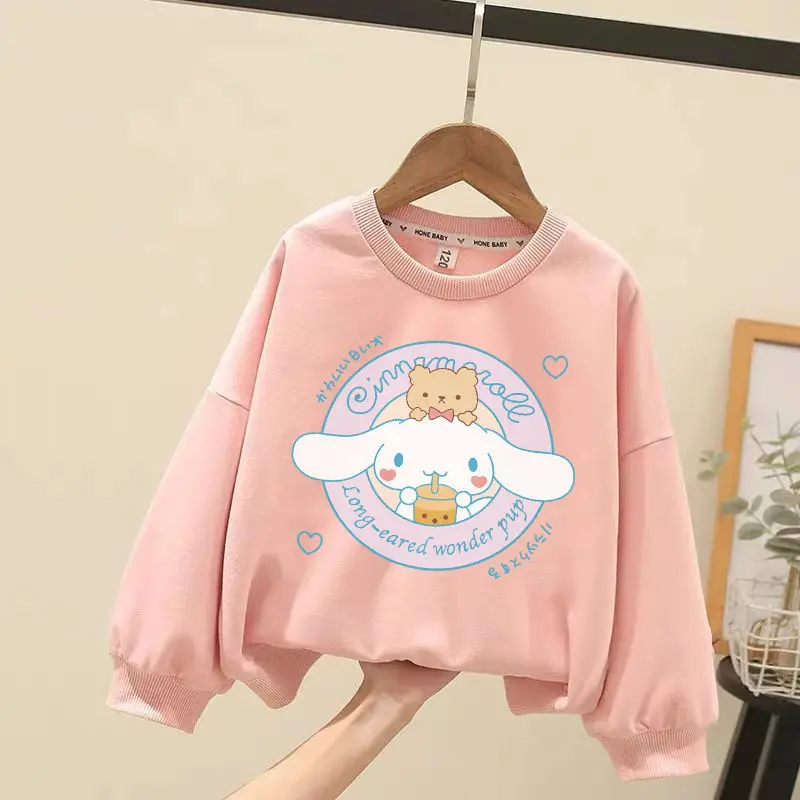 Sanrio Anime Cinnamoroll Hoodie Plush Children Sweater Babys Boys Girls Cartoon Long-Sleeved Print Coat Children Gifts Toys
Sanrio Anime Cinnamoroll Hoodie Plush Children Sweater Babys Boys Girls Cartoon Long-Sleeved Print Coat Children Gifts Toys