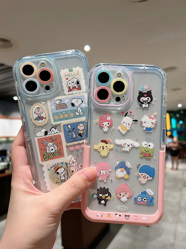 Kawaii Sanrio, Hello Kitty Kuromi Мультфильм Cute Fun мобильный телефон Shell Soft Shell подходит для Xiphone12 13 13Pro 14 14Promax
Kawaii Sanrio, Hello Kitty Kuromi Мультфильм Cute Fun мобильный телефон Shell Soft Shell подходит для Xiphone12 13 13Pro 14 14Promax