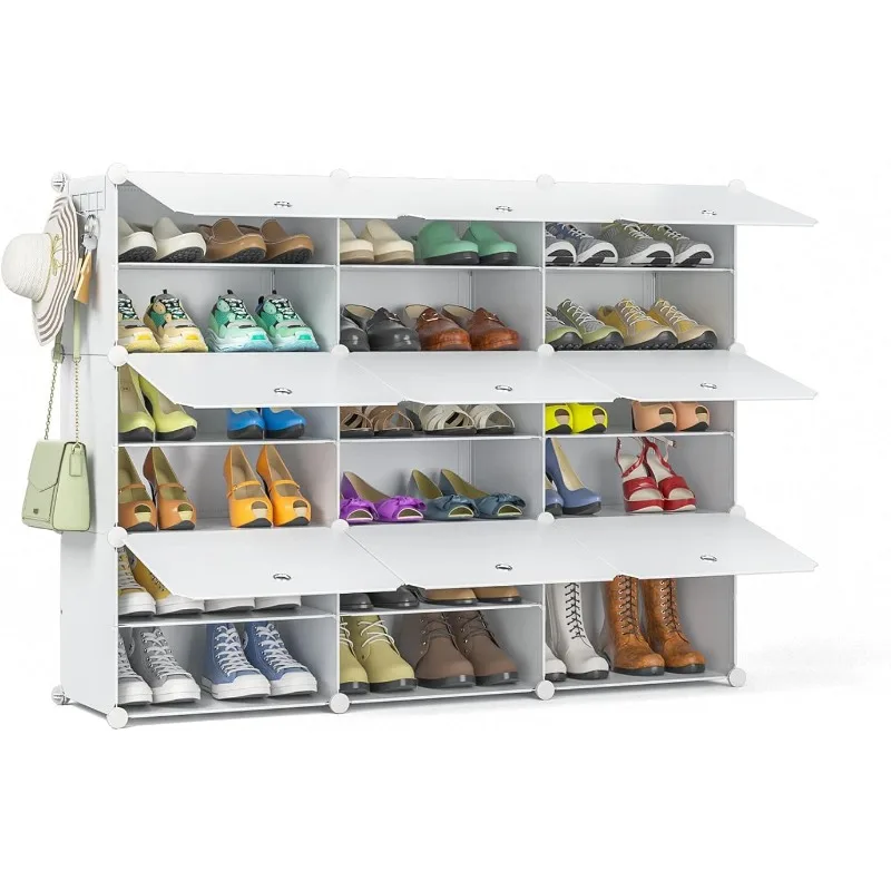 Шкаф для хранения обуви пластиковый, 6 ярусов, 36 пар
Шкаф для хранения обуви пластиковый, 6 ярусов, 36 пар