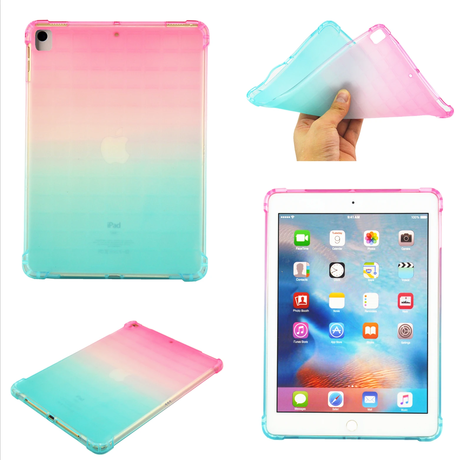 For iPad Air 4 2020 iPad 10th 10.9 7th 8th Generation Pro 11 2020 Mini 6 2019 Air 3 10.5 1 2 2017 2018 9.7 Tablet Case TPU Cover
For iPad Air 4 2020 iPad 10th 10.9 7th 8th Generation Pro 11 2020 Mini 6 2019 Air 3 10.5 1 2 2017 2018 9.7 Tablet Case TPU Cover