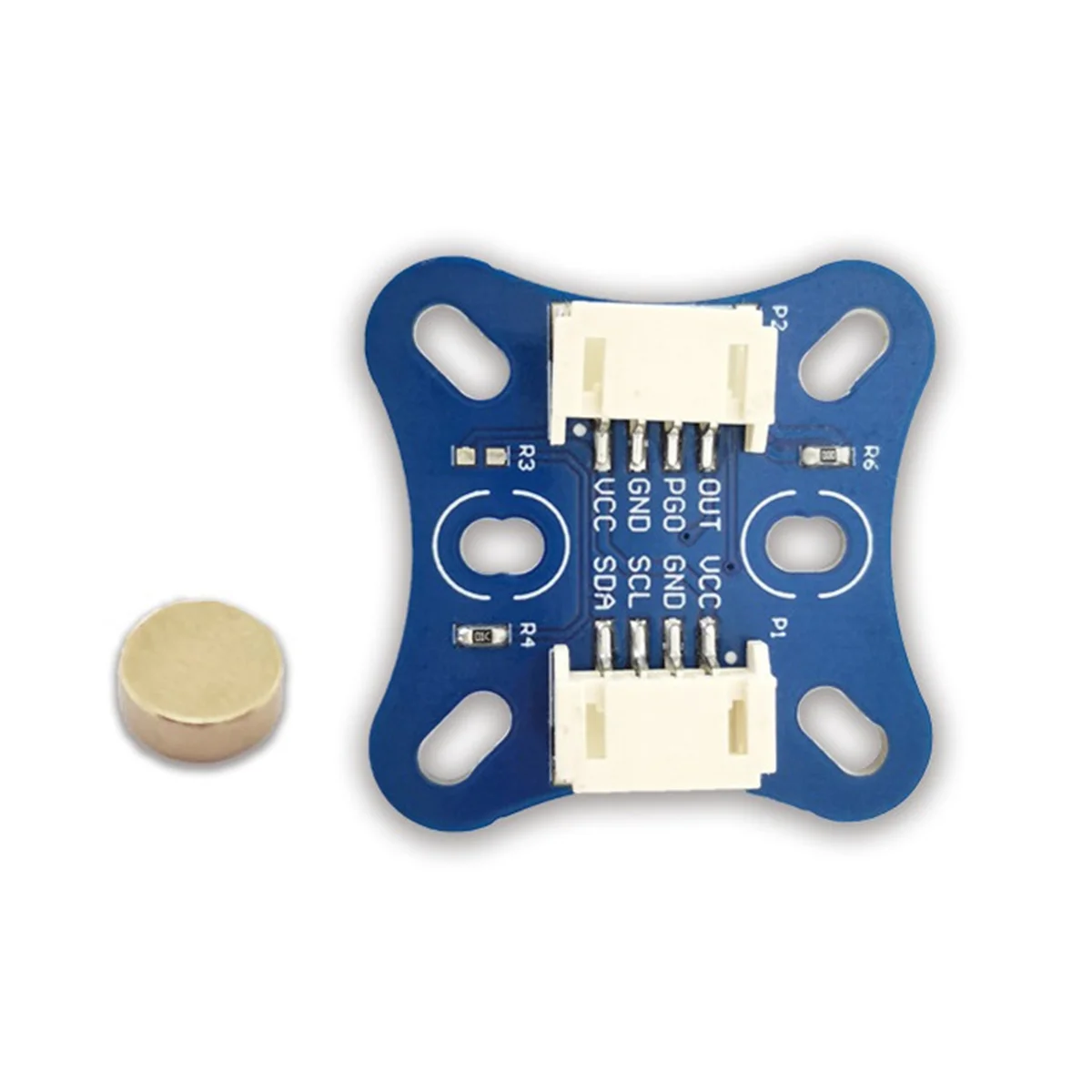 AS5600 Magnetic Encoder Module Magnetic Induction Angle Measurement Sensor Module FOC 12Bit High Precision Sensor
AS5600 Magnetic Encoder Module Magnetic Induction Angle Measurement Sensor Module FOC 12Bit High Precision Sensor