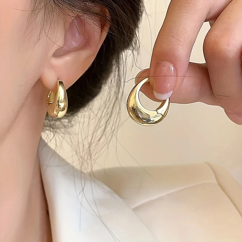 2023 Women's Trending Earrings Top Brand Simple Ring Earrings Gold Stainless Steel Casual Women Jewelry for Women Free Shipping
2023 Women's Trending Earrings Top Brand Simple Ring Earrings Gold Stainless Steel Casual Women Jewelry for Women Free Shipping