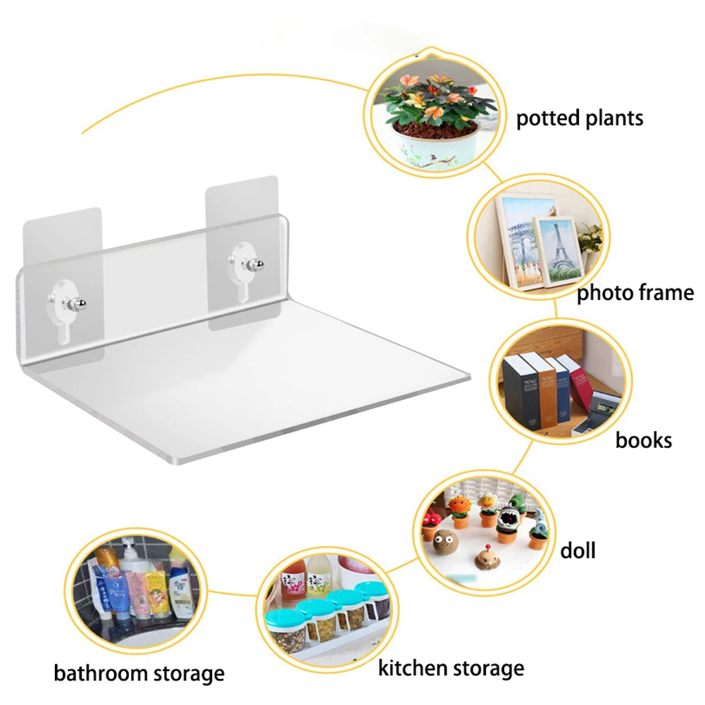 Wall Display Rack Wall Mounted Holders Acrylic Home Storage Organizers Shelf Wall Bathroom Acrylic Storage Rack
Wall Display Rack Wall Mounted Holders Acrylic Home Storage Organizers Shelf Wall Bathroom Acrylic Storage Rack