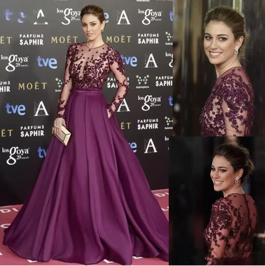 Elegant Illusion Purple Evening Dress Lace Applique Beaded Formal Pageant Prom Party Dresses Women vestido de festa 2022
Elegant Illusion Purple Evening Dress Lace Applique Beaded Formal Pageant Prom Party Dresses Women vestido de festa 2022