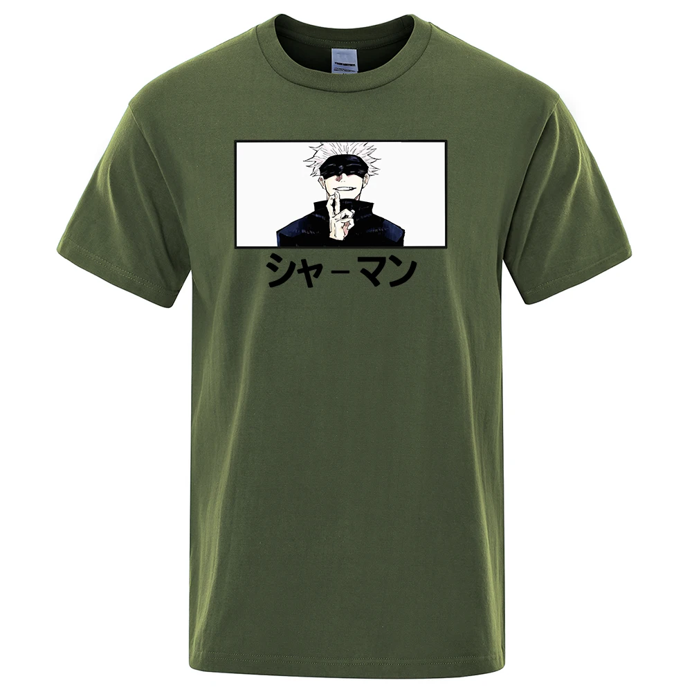 Cool Oversize T-Shirts Men'S Satoru Gojo Shaman Anime Prints Tees Shirts Sports Oversize T Shirt Casual Comfortable Man Tshirt
Cool Oversize T-Shirts Men'S Satoru Gojo Shaman Anime Prints Tees Shirts Sports Oversize T Shirt Casual Comfortable Man Tshirt