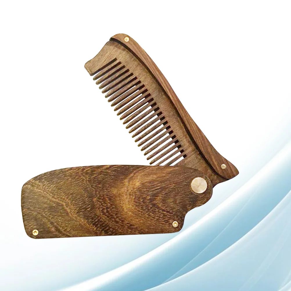1 Hair Comb Foldable Anti-static Sandalwood Portable Hair Comb Styling Comb for Men 
1 Hair Comb Foldable Anti-static Sandalwood Portable Hair Comb Styling Comb for Men