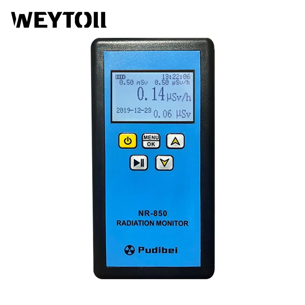 NR-750 850 950 Handheld Nuclear Radiation Detector LCD Display Household Radioactive Tester Geiger Counter β Y X-ray Detection
NR-750 850 950 Handheld Nuclear Radiation Detector LCD Display Household Radioactive Tester Geiger Counter β Y X-ray Detection