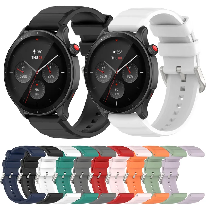 

Offical Silicone Replace Straps for Xiaomi MI watch Color Sport Band for Huami amazfit GTR 47mm/GTR 3 pro/2e Bracelet Watchbands