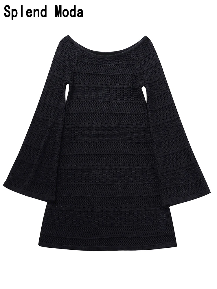 2023 Women Autumn New Fashion Sweet Hollow Out Elastic Knitted Mini Dress Sexy Slim O-Neck Long Sleeve Chic Short Dresses TRAF
2023 Women Autumn New Fashion Sweet Hollow Out Elastic Knitted Mini Dress Sexy Slim O-Neck Long Sleeve Chic Short Dresses TRAF