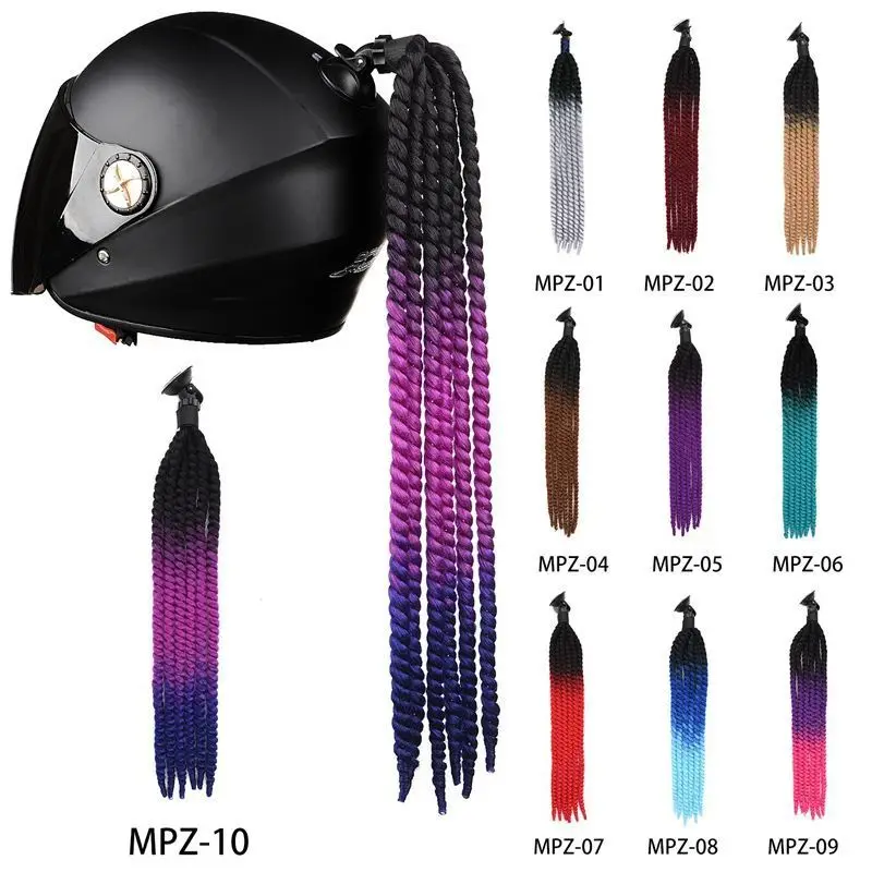 Motorcycle Helmet Dreadlocks Braid Ponytail Motocross Bicycle Helmet Dreadlocks Dirty Braid Pigtail Hair Decoration Accessories
Motorcycle Helmet Dreadlocks Braid Ponytail Motocross Bicycle Helmet Dreadlocks Dirty Braid Pigtail Hair Decoration Accessories