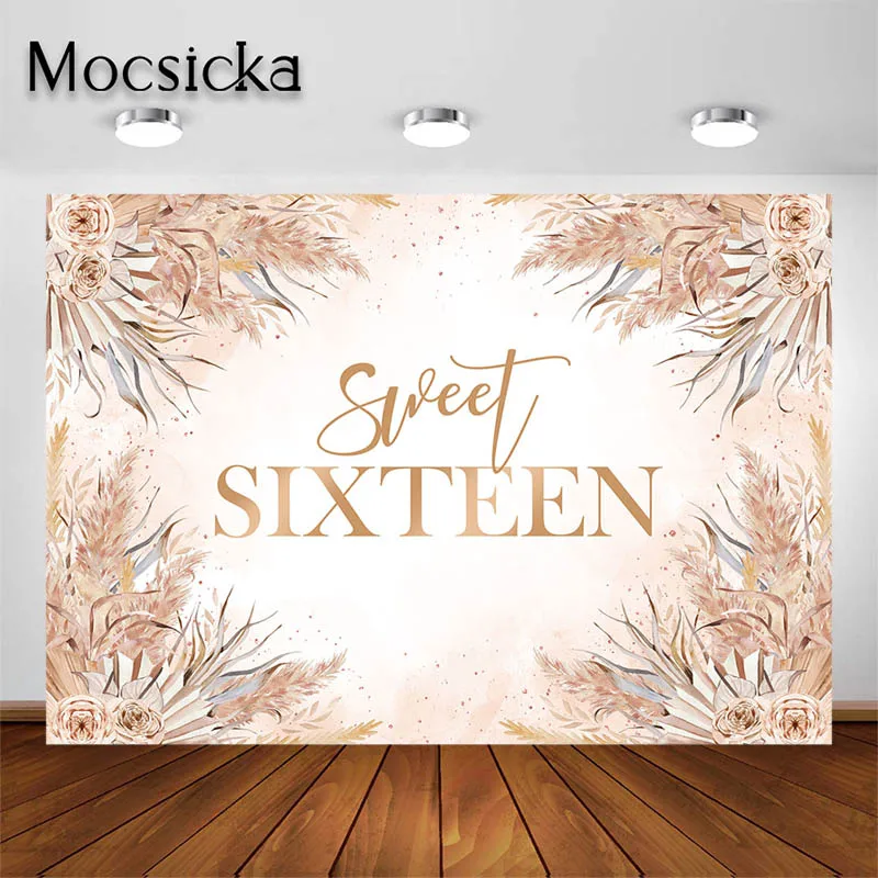Mocsicka 16th Birthday Party Backdrops for Girls Pink Sweet Sixteen Party Decoration Background Portrait Photography Prop Banner
Mocsicka 16th Birthday Party Backdrops for Girls Pink Sweet Sixteen Party Decoration Background Portrait Photography Prop Banner