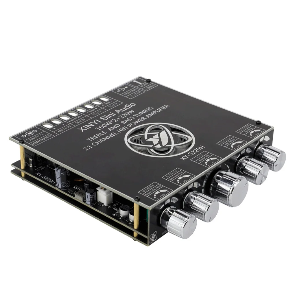160Wx2 220W Bluetooth-compatible AUX-in Amplifier Board Volume DC 12-38V Audio Amp Speaker Electronic Component
160Wx2 220W Bluetooth-compatible AUX-in Amplifier Board Volume DC 12-38V Audio Amp Speaker Electronic Component