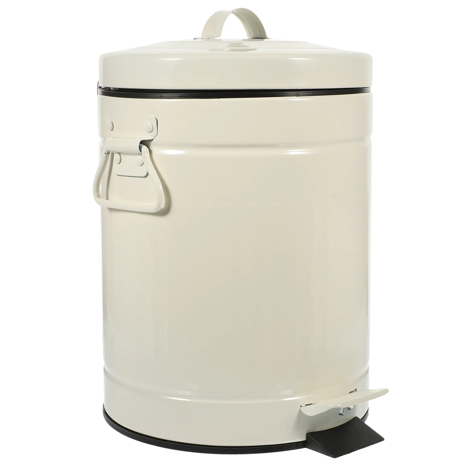 Trash Can Bathroom Waste Container Metal Garbage Can Trash Bin with Foot Pedal and Lid for Office Hotel(5L)
Trash Can Bathroom Waste Container Metal Garbage Can Trash Bin with Foot Pedal and Lid for Office Hotel(5L)