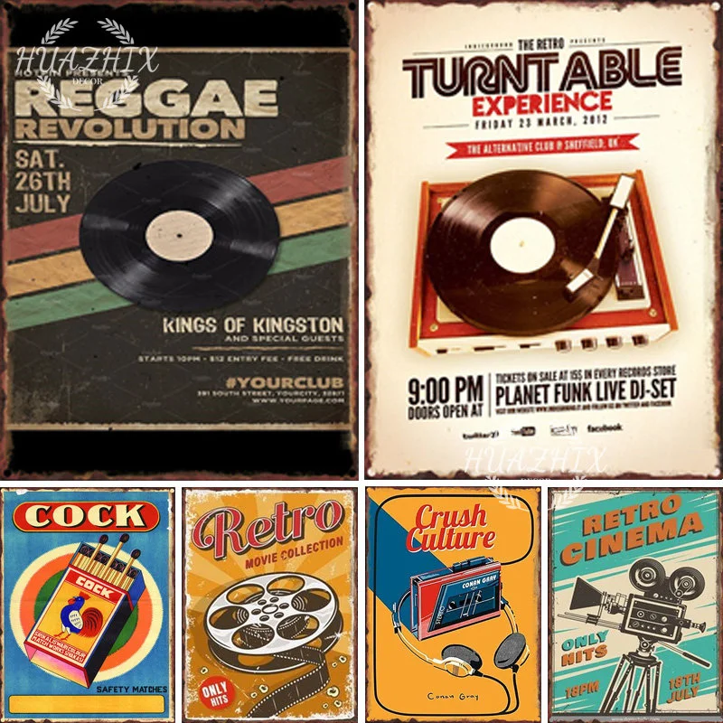Vintage Metal Sign Tin Painting Last Century Radio Record Player Camera Nostalgic Bar Home Bedroom Art Wall Aesthetic Decoration
Vintage Metal Sign Tin Painting Last Century Radio Record Player Camera Nostalgic Bar Home Bedroom Art Wall Aesthetic Decoration