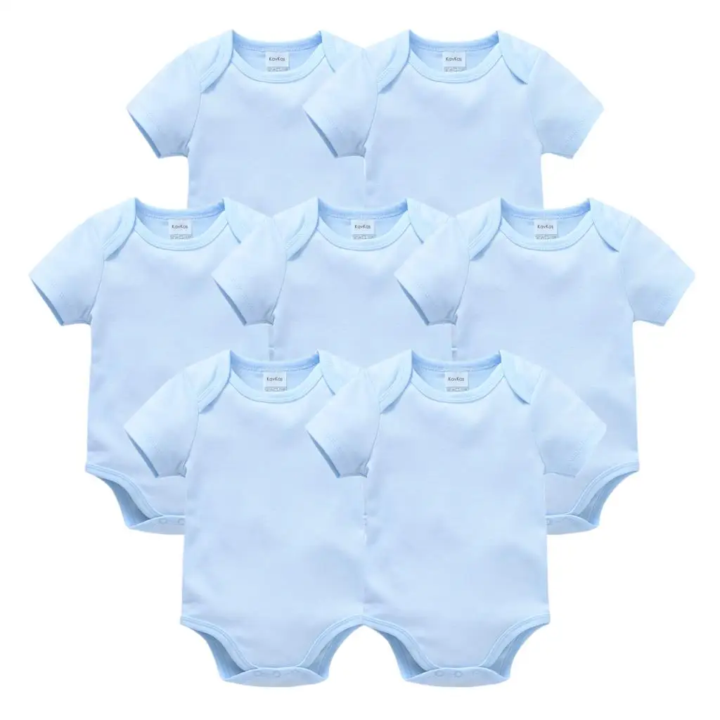 

2022 Summer Newborn Baby Clothes Jumpsuits 0-24M Solid Toddler Girl Boy Onsies Overall Unisex Infant Romper Bebes Roupas Bebe De