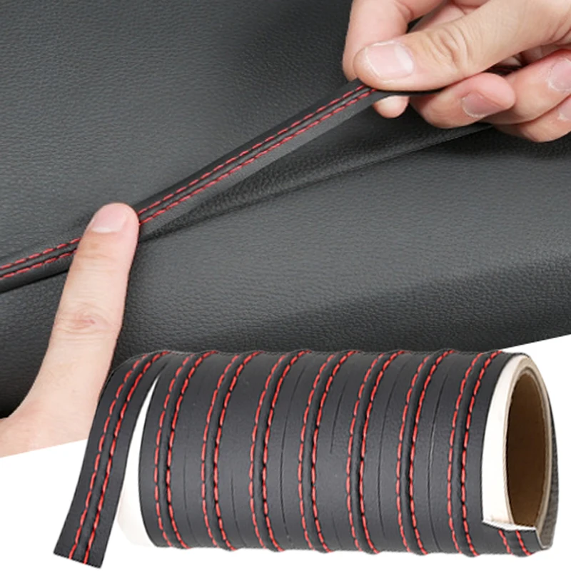 2m Pu Leather Car Self-Adhesive Decorative Line Strip Interior Dashboard Door Mouldings Trim DIY Modifications Decoration Strips
2m Pu Leather Car Self-Adhesive Decorative Line Strip Interior Dashboard Door Mouldings Trim DIY Modifications Decoration Strips