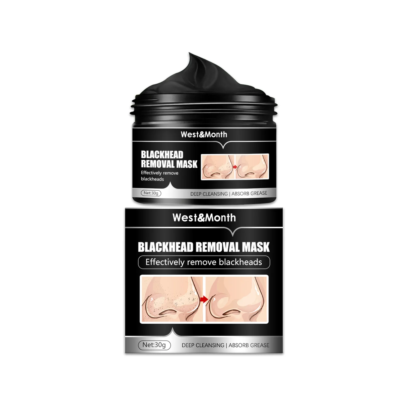 Blackhead Remover Clay Face Mask Oil-control Nose Black Dots Mask Acne Deep Cleansing Nose Mask Beauty Cosmetics Skin Care
Blackhead Remover Clay Face Mask Oil-control Nose Black Dots Mask Acne Deep Cleansing Nose Mask Beauty Cosmetics Skin Care