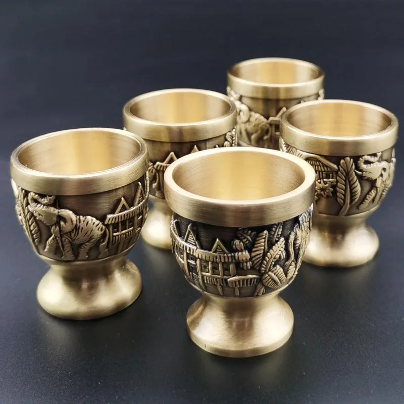 Antique Style White Wine Glass Shooter Glass Vintage Bronze Elephant Spirits Cup Creative Pure Copper Small Wine UtensilGoldHome
Antique Style White Wine Glass Shooter Glass Vintage Bronze Elephant Spirits Cup Creative Pure Copper Small Wine UtensilGoldHome