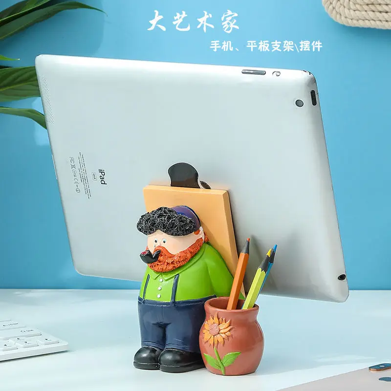 Van Gogh Figure Micro Landscape Decor Desk Pad Phone Stand Miniature Artist Figurines Handmade Pen Holder Gift Cartoon Decors
Van Gogh Figure Micro Landscape Decor Desk Pad Phone Stand Miniature Artist Figurines Handmade Pen Holder Gift Cartoon Decors