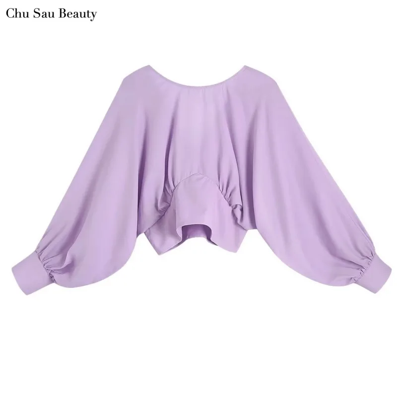 Chu Sau Beauty 2022 New Women Slim Short Top Fashion Round Neck Loose Long Sleeves Casual Simple Street Style
Chu Sau Beauty 2022 New Women Slim Short Top Fashion Round Neck Loose Long Sleeves Casual Simple Street Style