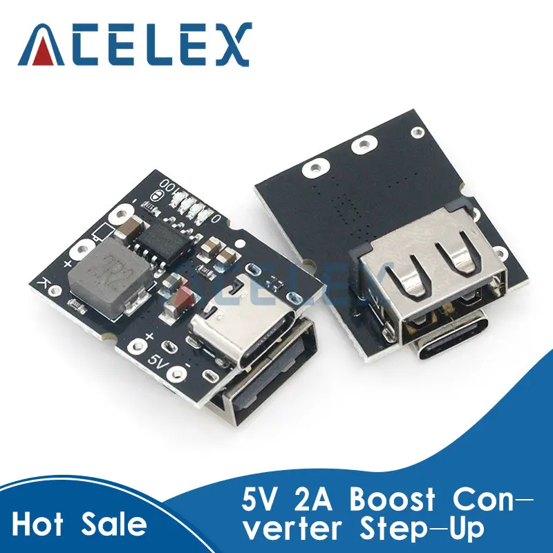 Type-C USB 5V 2A Boost Converter Step-Up Power Module Lithium Battery Charging Protection Board LED Display USB For DIY Charger
Type-C USB 5V 2A Boost Converter Step-Up Power Module Lithium Battery Charging Protection Board LED Display USB For DIY Charger