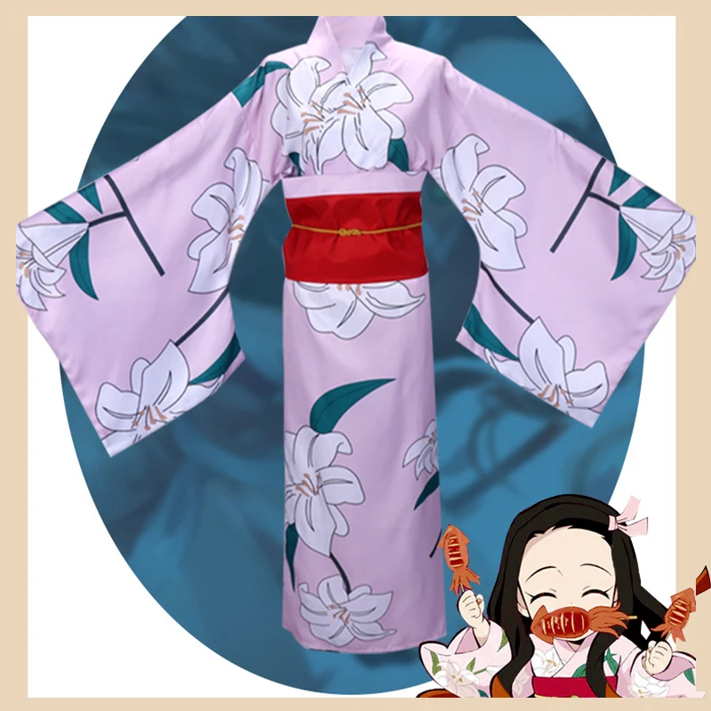 DEMON SLAYER Cosplay Japanese Costume Kamado Nezuko Kimono Women's Two-Dimensional Animation Peripherals
DEMON SLAYER Cosplay Japanese Costume Kamado Nezuko Kimono Women's Two-Dimensional Animation Peripherals