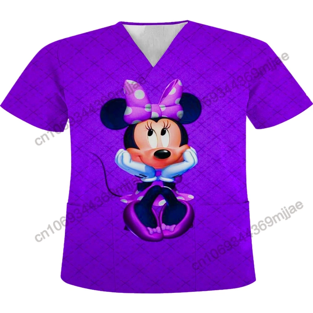 Женская футболка с V-образным вырезом и карманами 
Женская футболка с V-образным вырезом и карманами