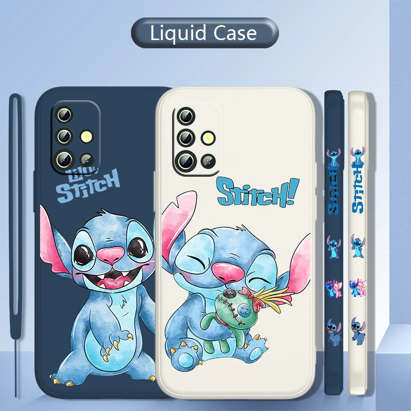 Cute Anime Stitch Phone Case For Samsung Galaxy A73 A53 A33 A52 A32 A22 A71 A51 A21S 4G 5G Liquid Left Rope Cover
Cute Anime Stitch Phone Case For Samsung Galaxy A73 A53 A33 A52 A32 A22 A71 A51 A21S 4G 5G Liquid Left Rope Cover