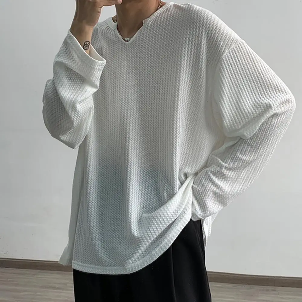 Men T-shirt Knitted Spring Shirt Anti-shrink Sexy Trendy See-through Men Top
Men T-shirt Knitted Spring Shirt Anti-shrink Sexy Trendy See-through Men Top