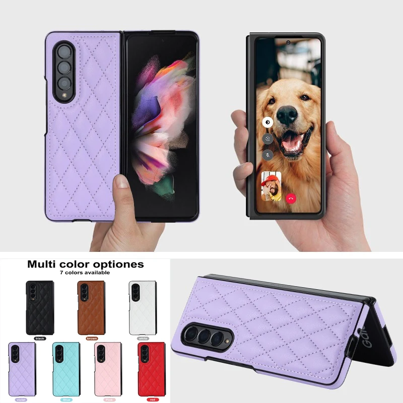Fashion Soft Solid Color Leather Fold Cover For Samsung Galaxy Z Fold 4/3 360° Full Protection Shockproof Flip Phone Case Gift
Fashion Soft Solid Color Leather Fold Cover For Samsung Galaxy Z Fold 4/3 360° Full Protection Shockproof Flip Phone Case Gift