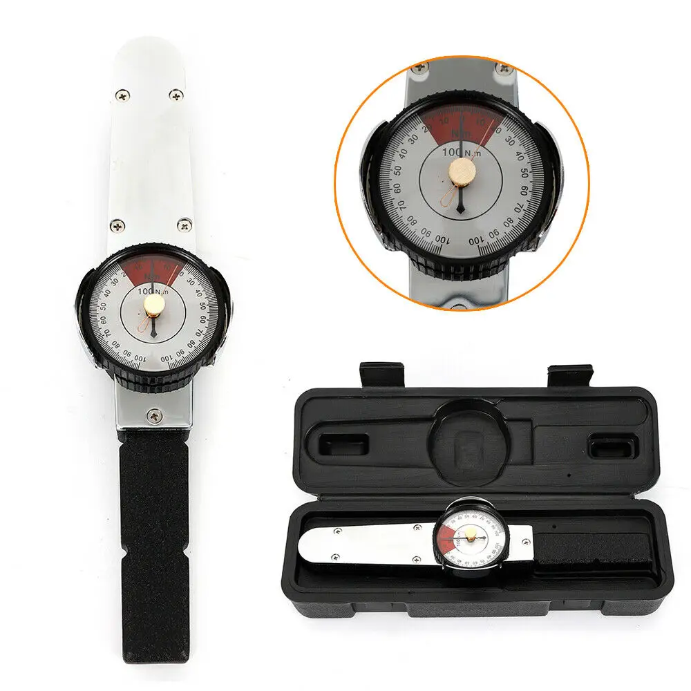 Dial Indicator Torque Wrench Indicating Torquemeter 0-100n.M For Torque Testing Cursor Spanner Screw Ratchet Tester Repairing
Dial Indicator Torque Wrench Indicating Torquemeter 0-100n.M For Torque Testing Cursor Spanner Screw Ratchet Tester Repairing
