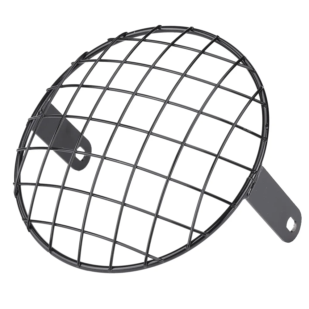 Motorcycle 7" Headlight Mesh Grill Side Mount Universal Cover Mask for Cafe Racer (Black) Headlight Lamp Cover
Motorcycle 7" Headlight Mesh Grill Side Mount Universal Cover Mask for Cafe Racer (Black) Headlight Lamp Cover