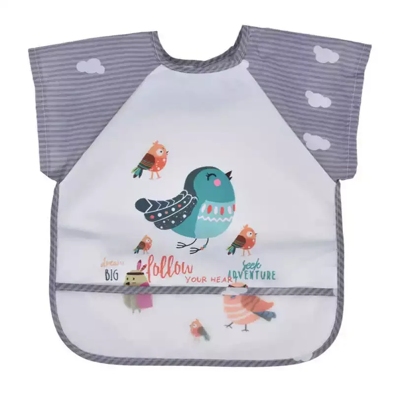 Baby Feeding Bib Portable Easy Clean Polyester Fiber Cute Cartoon Pattern Sleeveless Baby Bib Protection for Home for Toddler
Baby Feeding Bib Portable Easy Clean Polyester Fiber Cute Cartoon Pattern Sleeveless Baby Bib Protection for Home for Toddler