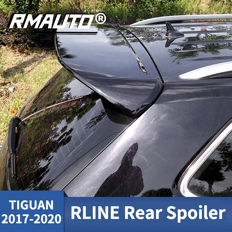 

RMAUTO Car Rline Rear Window Spoiler Wing Lip Diffuser Glossy Black For Volkswagen VW TIGUAN L 2017-2020 Rear Wing Spoiler