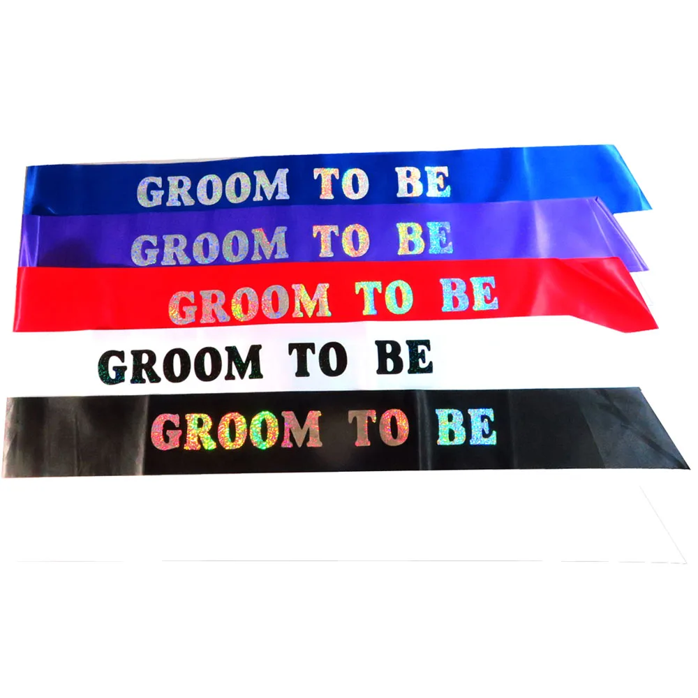 2022 New Design Groom to be Wedding event white red black blue ribbon sparkling printing Bachelorette party favors fun gift
2022 New Design Groom to be Wedding event white red black blue ribbon sparkling printing Bachelorette party favors fun gift