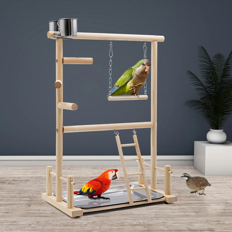 Parrot Playstands Toys Tray Bird Swing Climbing Hanging Ladder Bridge Wood Cockatiel Playground Bird Perches Bird Feeder
Parrot Playstands Toys Tray Bird Swing Climbing Hanging Ladder Bridge Wood Cockatiel Playground Bird Perches Bird Feeder