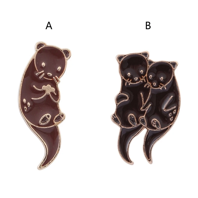 Cute Brown Otters Enamel Pin Cartoon Badge Brooch Lapel Animals Pins Accessories 264E 
Cute Brown Otters Enamel Pin Cartoon Badge Brooch Lapel Animals Pins Accessories 264E