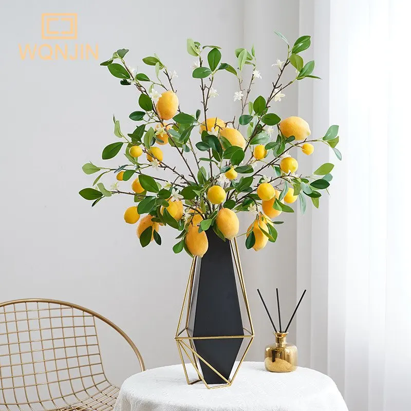 Lemon Branches With Fruit Simulation Green Plants Fresh Home Decoration Photo Props Plastic Fruit Flower Arrangement Fake Flower
Lemon Branches With Fruit Simulation Green Plants Fresh Home Decoration Photo Props Plastic Fruit Flower Arrangement Fake Flower