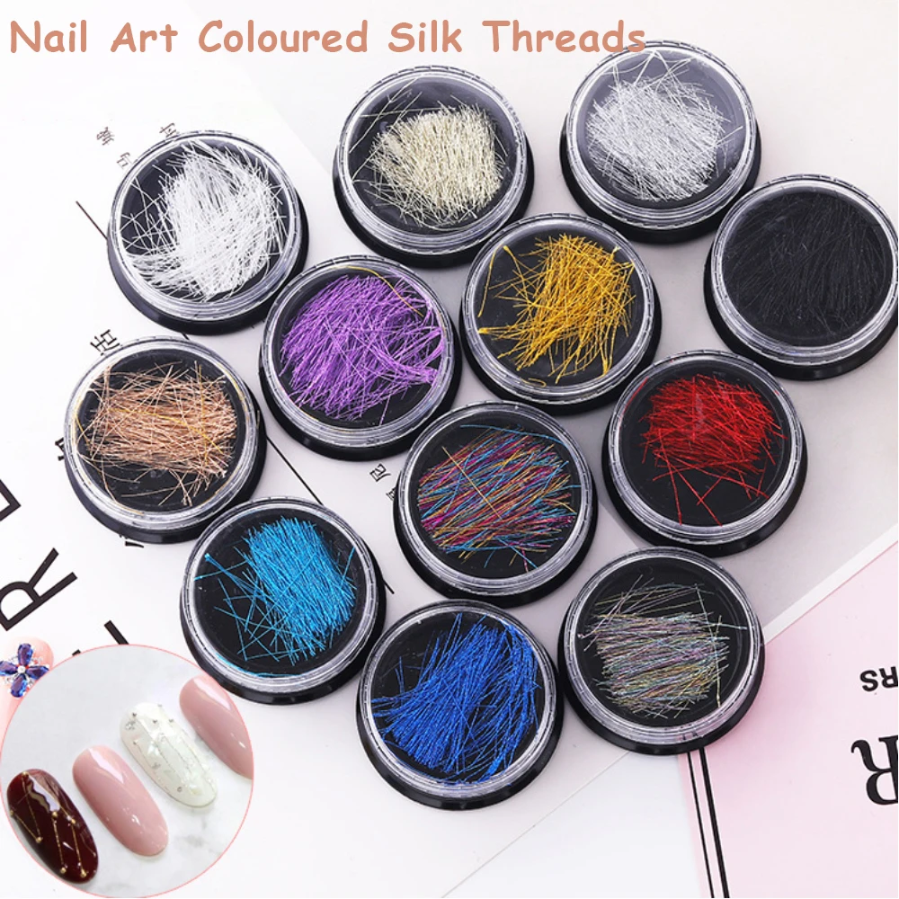 1 Box Nail Art Silver Gold Colorful Strips Thread Wire Nails Glitter Line Particle Striping Tape DIY Manicure Decoration Tools
1 Box Nail Art Silver Gold Colorful Strips Thread Wire Nails Glitter Line Particle Striping Tape DIY Manicure Decoration Tools