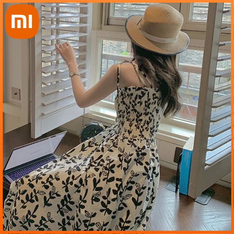 Xiaomi Casual Beach Floral Strap Dress Women Summer Vintage Party Midi Camisole Dress Female Y2k Elegant One Piece Dress Korean
Xiaomi Casual Beach Floral Strap Dress Women Summer Vintage Party Midi Camisole Dress Female Y2k Elegant One Piece Dress Korean