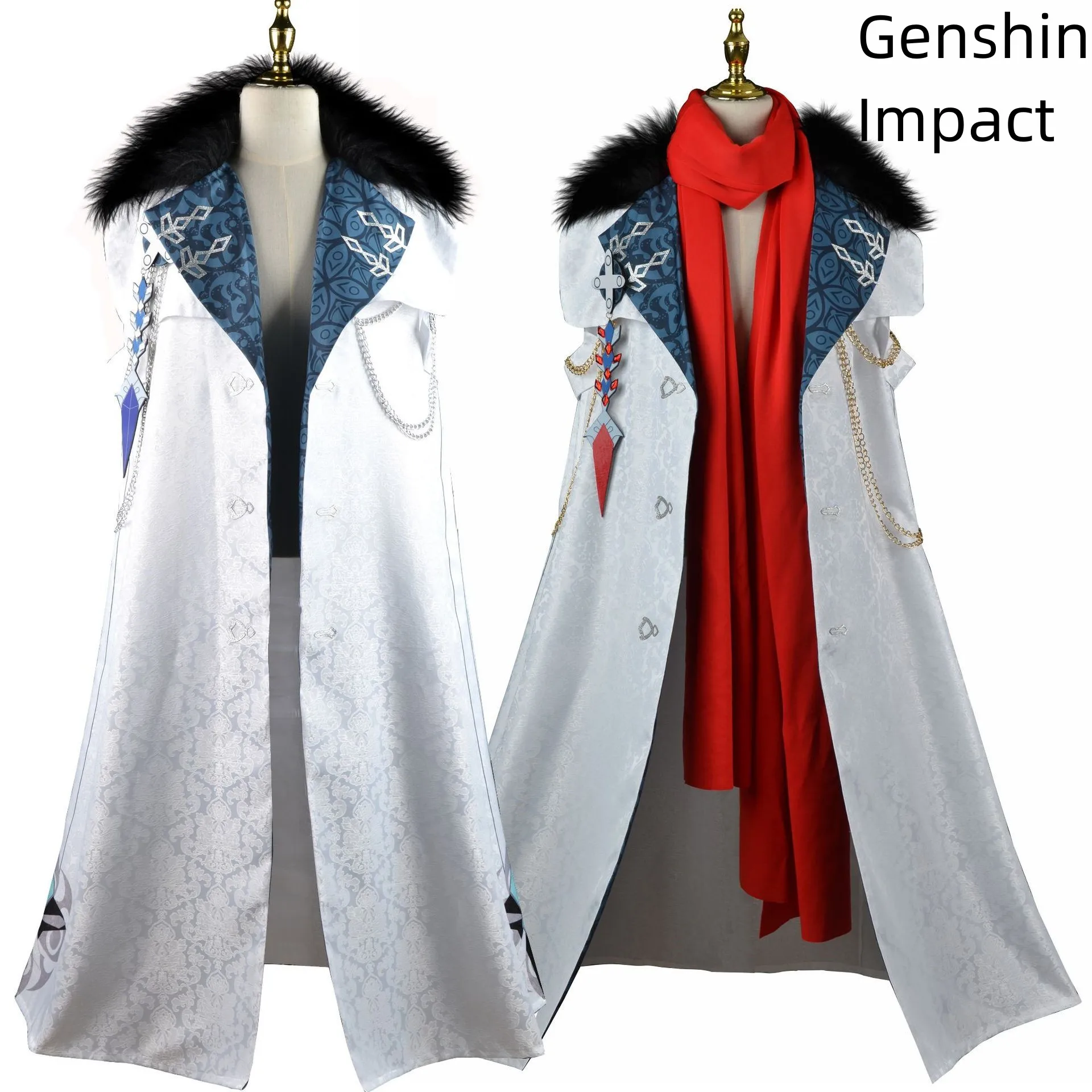 Genshin Impact Fatui Исполнительный сотрудник Cos тартаглия Панталон капитан Плащ Аниме Косплей
Genshin Impact Fatui Исполнительный сотрудник Cos тартаглия Панталон капитан Плащ Аниме Косплей
