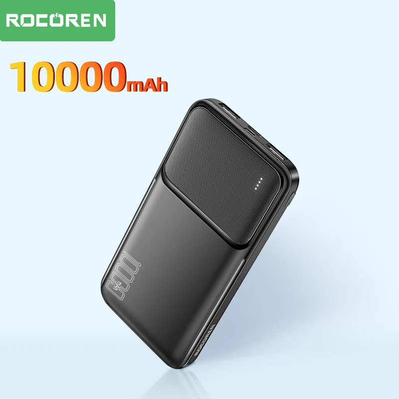 Rocoren Power Bank 10000mAh Portable External Battery PoverBank Fast Charging Charger Powerbank For iPhone Xiaomi Samsung Huawei
Rocoren Power Bank 10000mAh Portable External Battery PoverBank Fast Charging Charger Powerbank For iPhone Xiaomi Samsung Huawei