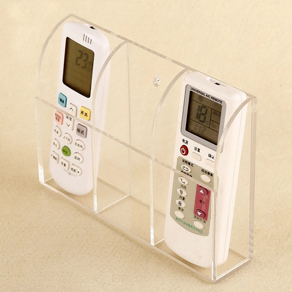 Acrylic Remote Control Holder Office Air Conditioner Makeup Brush Home Space Saving Transparent Wall Mounted Storage Box
Acrylic Remote Control Holder Office Air Conditioner Makeup Brush Home Space Saving Transparent Wall Mounted Storage Box