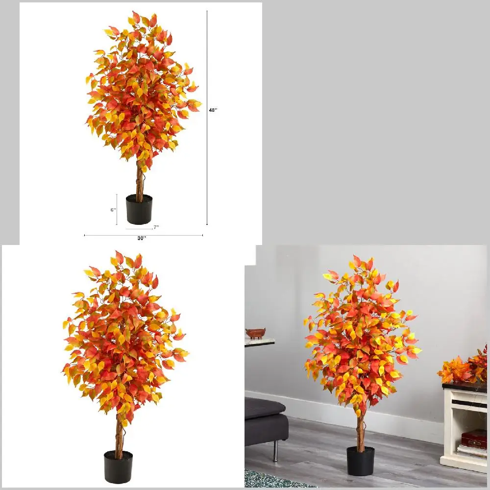 Luxurious Ficus Artificial Tree in Glorious Black Plastic Pot - Perfect for Bringing Nature & Life Indoors!
Luxurious Ficus Artificial Tree in Glorious Black Plastic Pot - Perfect for Bringing Nature & Life Indoors!