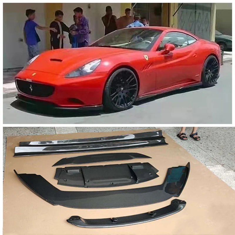 Fits For Ferrari California 2009-2013 Carbon Fiber Body kit Bumper Front Lip + Rear Diffuser + Spoiler + Side Skirt Protector
Fits For Ferrari California 2009-2013 Carbon Fiber Body kit Bumper Front Lip + Rear Diffuser + Spoiler + Side Skirt Protector
