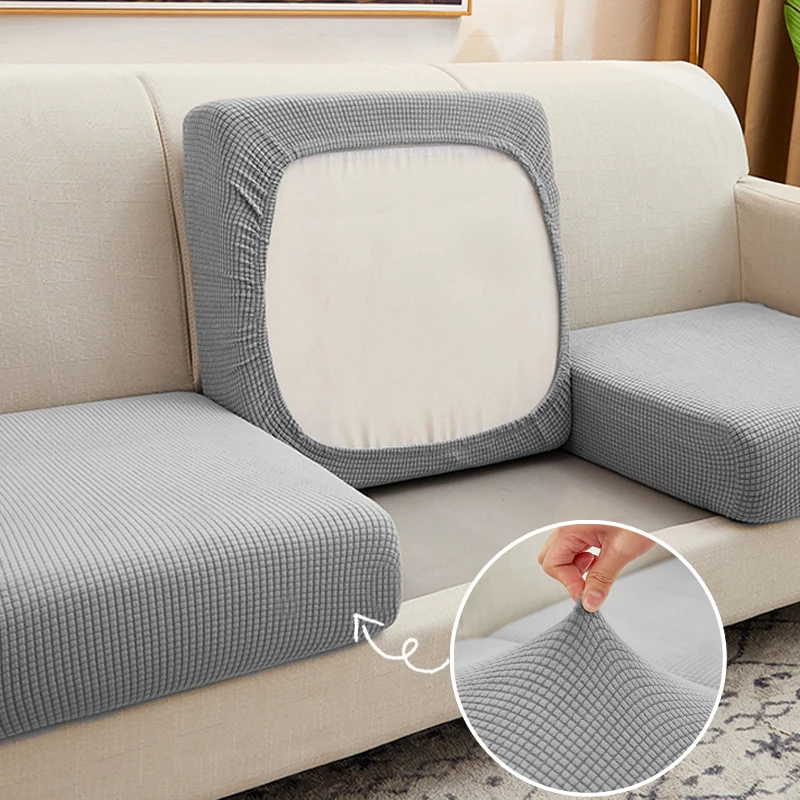 Plush Sofa Cushion Covers Polar Fleece Armchair Seat Covers Stretch Washable Removable Jacquard Sofa Cover Slipcover Protector
Plush Sofa Cushion Covers Polar Fleece Armchair Seat Covers Stretch Washable Removable Jacquard Sofa Cover Slipcover Protector