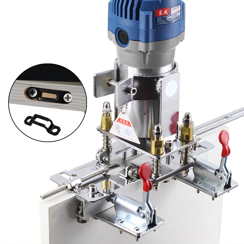 2 In 1 Punch Locator Invisible Connector Fastener Trimming Machine Slotting Fixture For Furniture Wardrobe Woodworking DIY tools
2 In 1 Punch Locator Invisible Connector Fastener Trimming Machine Slotting Fixture For Furniture Wardrobe Woodworking DIY tools
