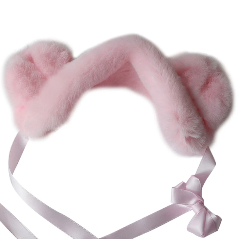 

Lolita Headbands Furry Animal Ears Headwear Kawaii Ears Hairband for Halloween Maid Cosplay Headpiece Party Supplies