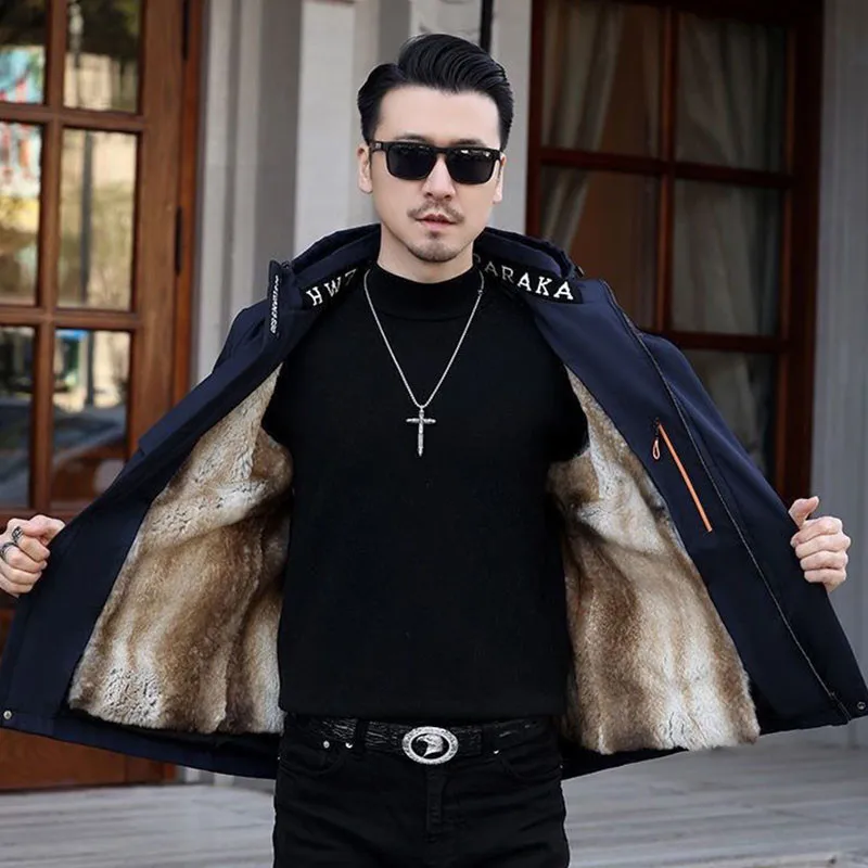 Winter Men's Jackets 2022 New Warm Thick Fur Parkas Men Jacket Windproof Hooded Fur Coats Fashion Casual Overcoat Men's Coat
Winter Men's Jackets 2022 New Warm Thick Fur Parkas Men Jacket Windproof Hooded Fur Coats Fashion Casual Overcoat Men's Coat